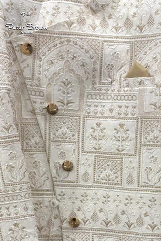 Ice Blue-Boys Sherwani