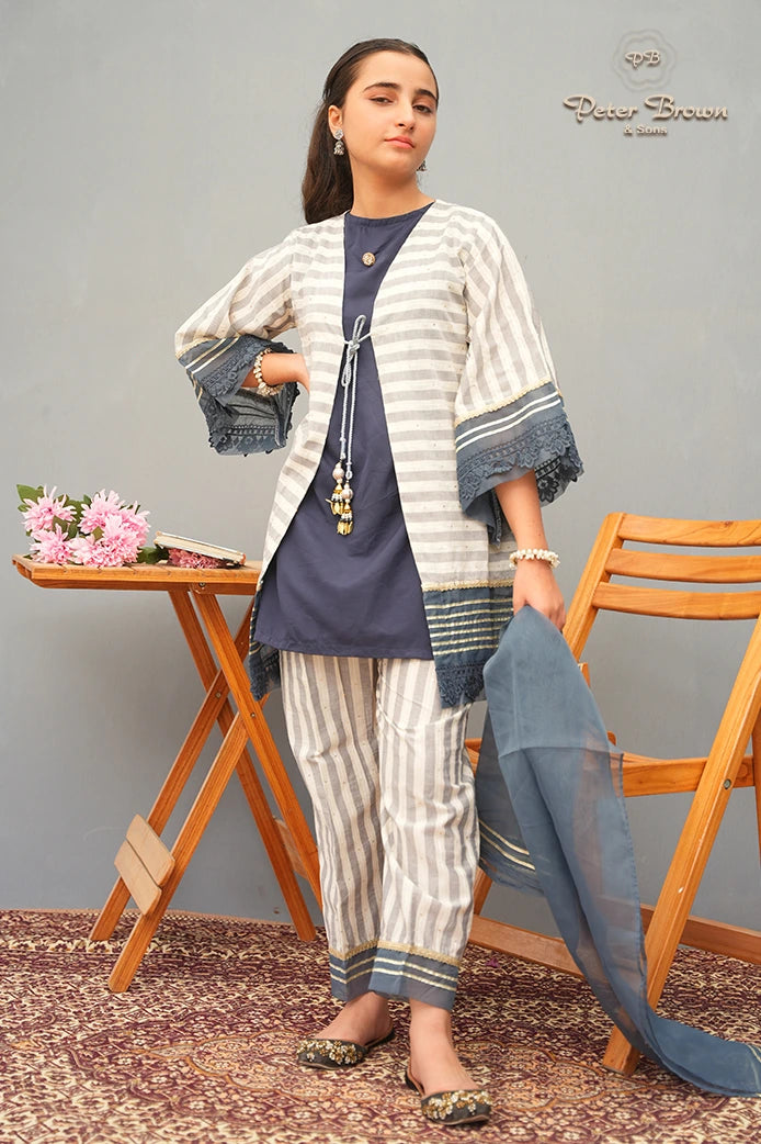 Front Open Style-Girl Suit