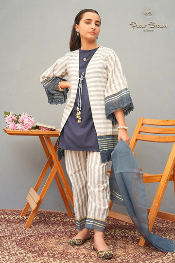 Front Open Style-Girl Suit