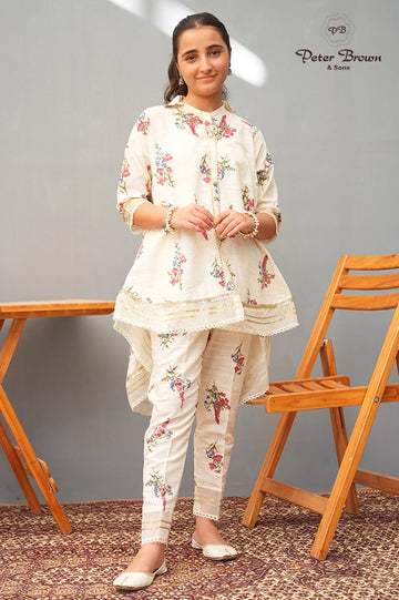 Slab Print-Girl Suit