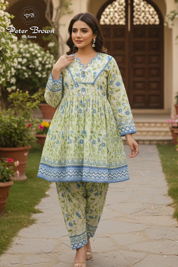 V-Neck Farshi-Girl Suit