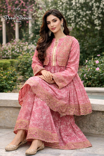 Flower Koti-Sharrara Girl Suit