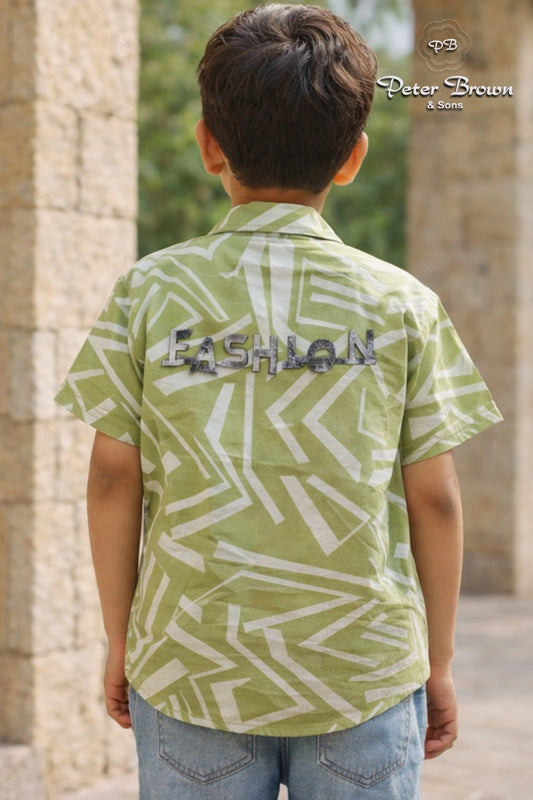 Rocking Kids-Boys Shirt with Inner