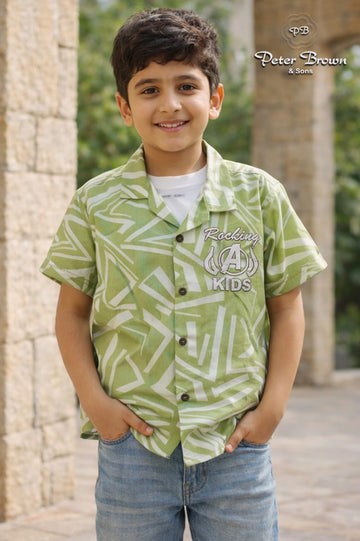 Rocking Kids-Boys Shirt with Inner