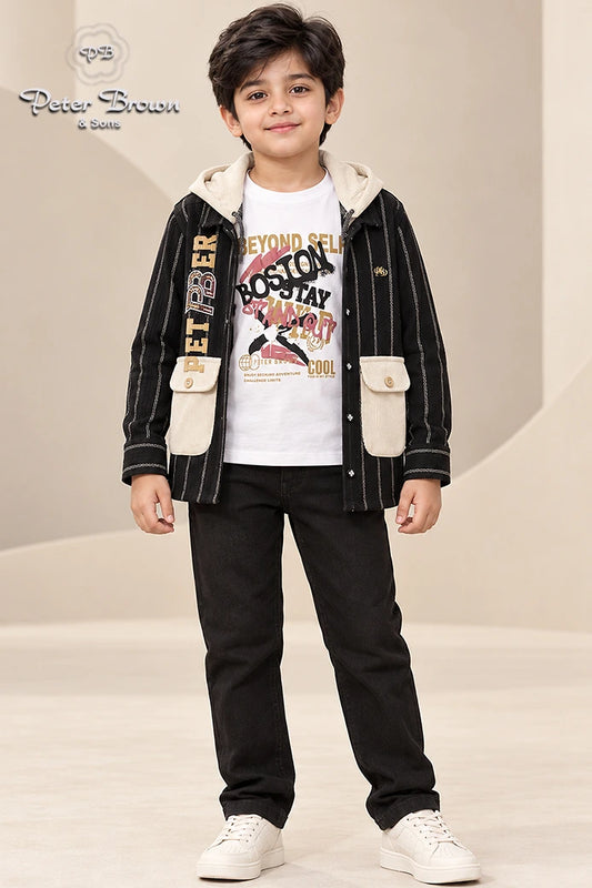 LV-Boys Shirt with Inner