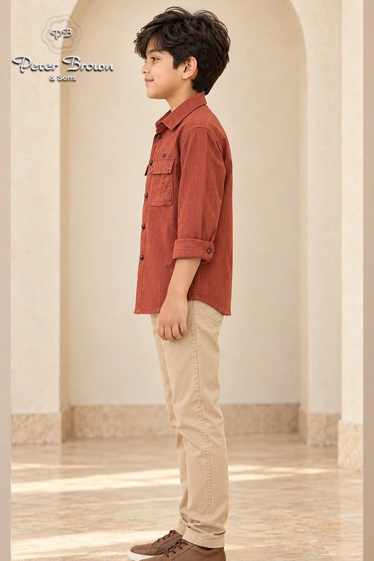 Confidence-Boys Shirt with Inner