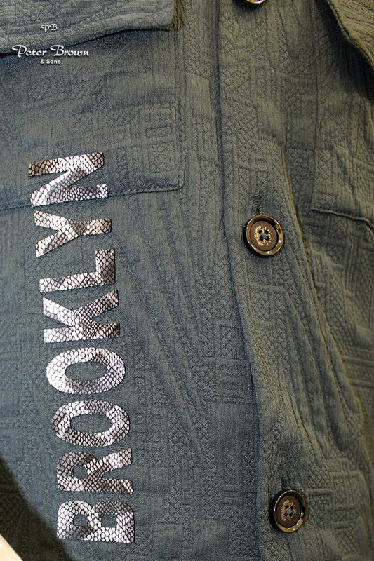 Maroon Brooklyn-Boys Baba Suit with Denim Pant