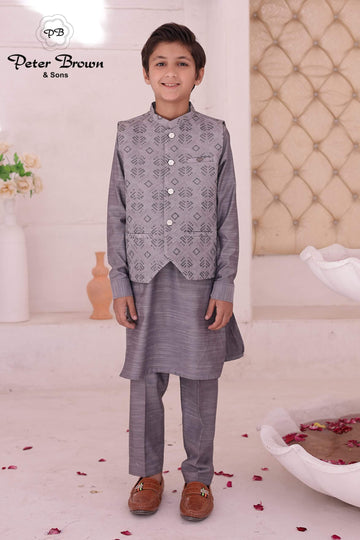 Cut Embroidery-Kameez Shalwar with Vaskit