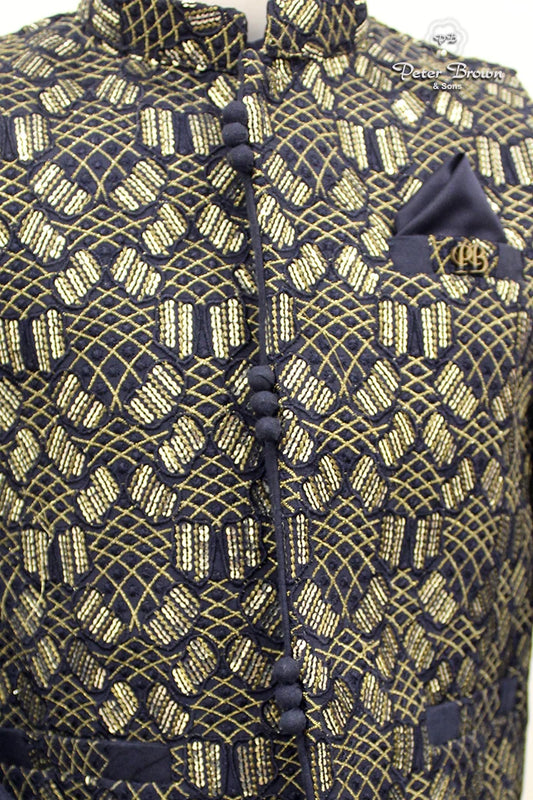 Nine Button-Boys Kameez Shalwar with Vasket