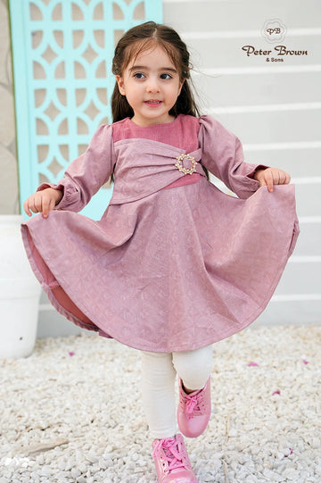 Brooch-Baby Girl Frock