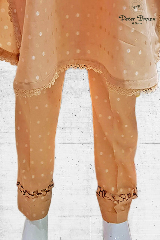 Shoe Lace-Cotton Girl Suit