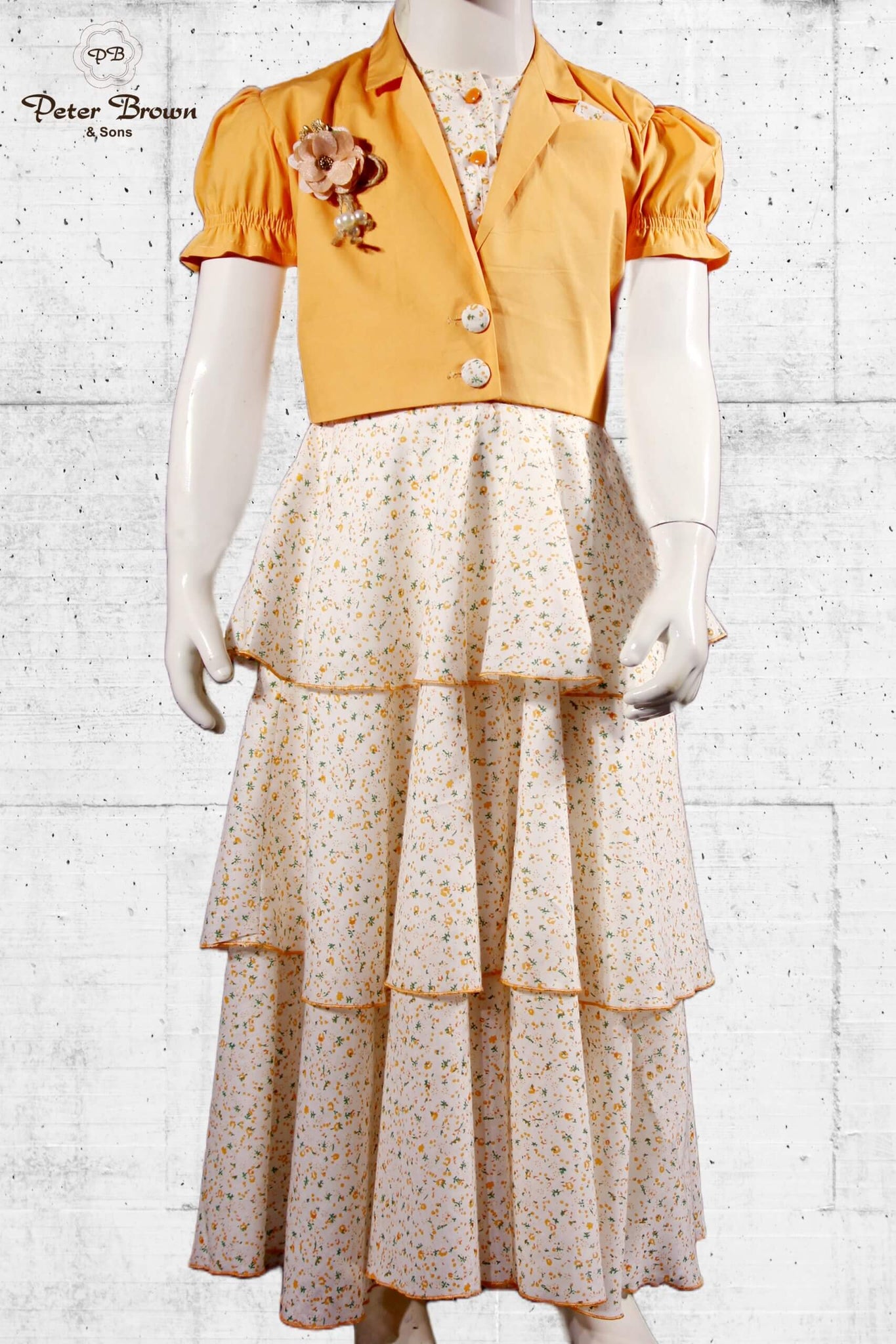 Three Step Girl Frock with Vaskit