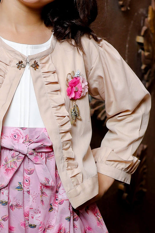 Waistcoat Style-Girl Jumpsuit