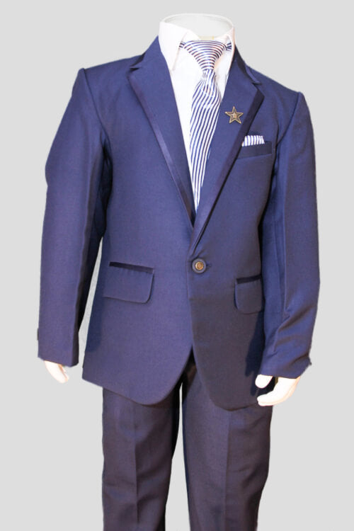 Plain Blue Suit