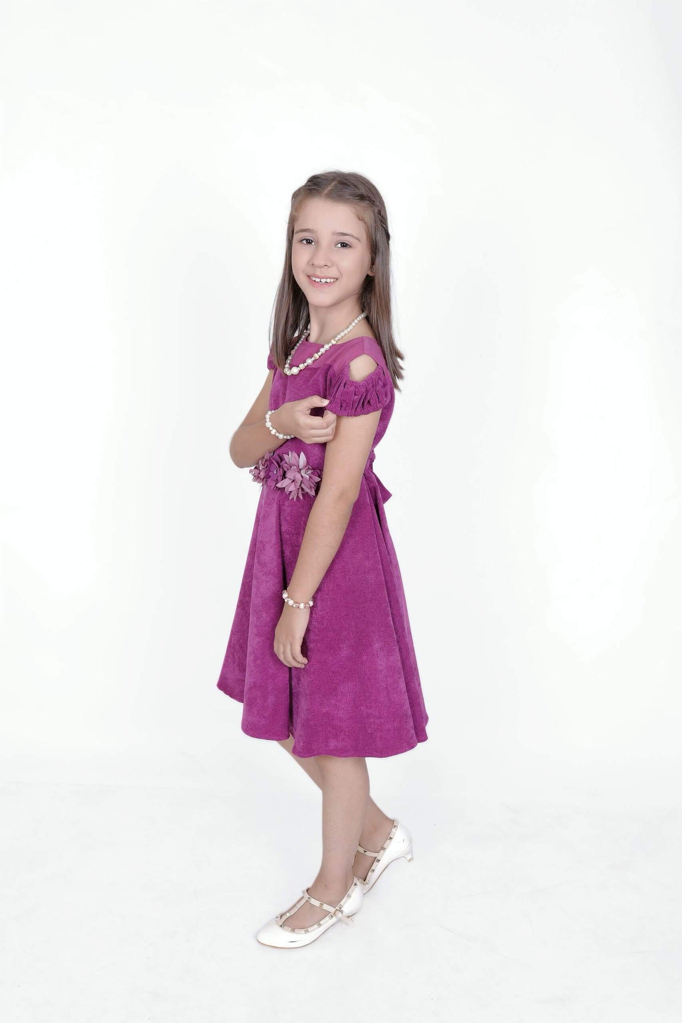 Elegant Purple Frock