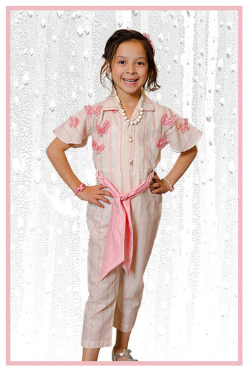 Pink-Green-Girl Jumpsuits