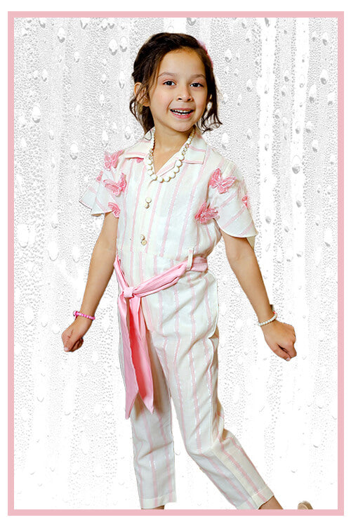 Pink-Green-Girl Jumpsuits