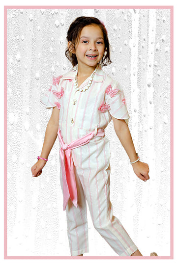 Pink-Green-Girl Jumpsuits